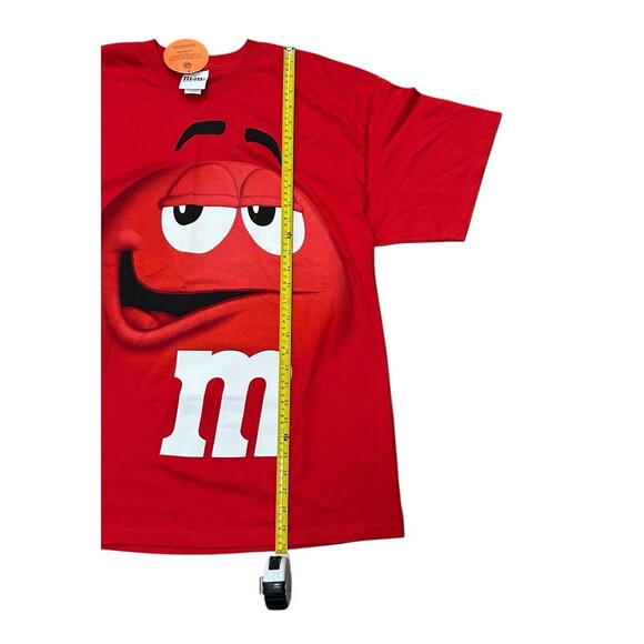 M & M's Peanut Big Red Chocolate Candy Face Character 2009 Tshirt Mens XL - Picture 5 of 7